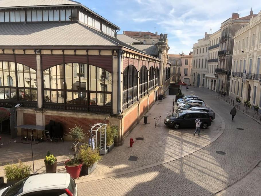 Vue Sur La Place Des Halles, Art Apparts Béziers Zewnętrze zdjęcie